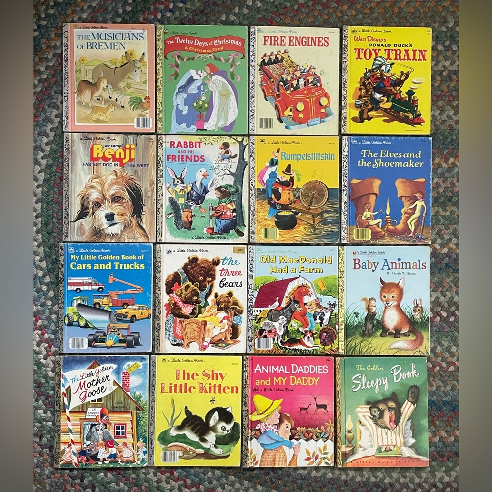Lot of (16) Vintage Little Golden Books